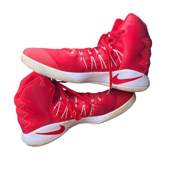 Nike Men's Size 18 Hyperdunk 2016 TB Gym Red White 856483-663 High Top Sneakers - Picture 6 of 8